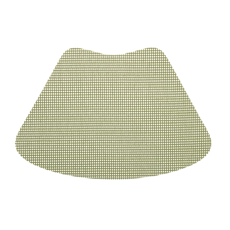 Mist Green | Soft color variant of fishnet wedge placemats.
