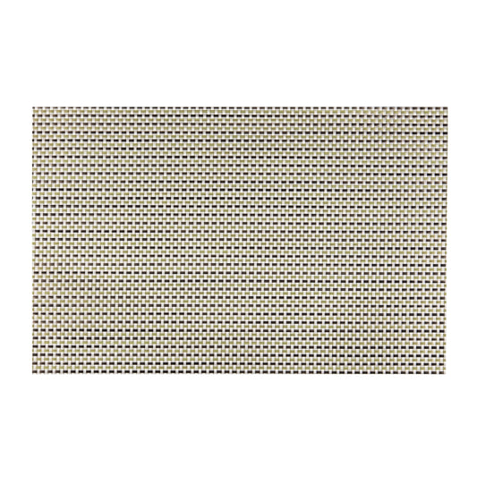 Moss | detail view of the woven placemat in a moss color.