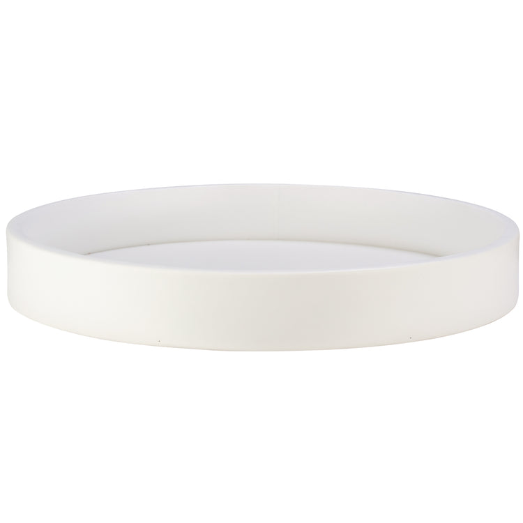 White | Front view of the Gallery 14" Round Serving Tray.