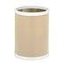 Ivory | trash can with white rim on a white background