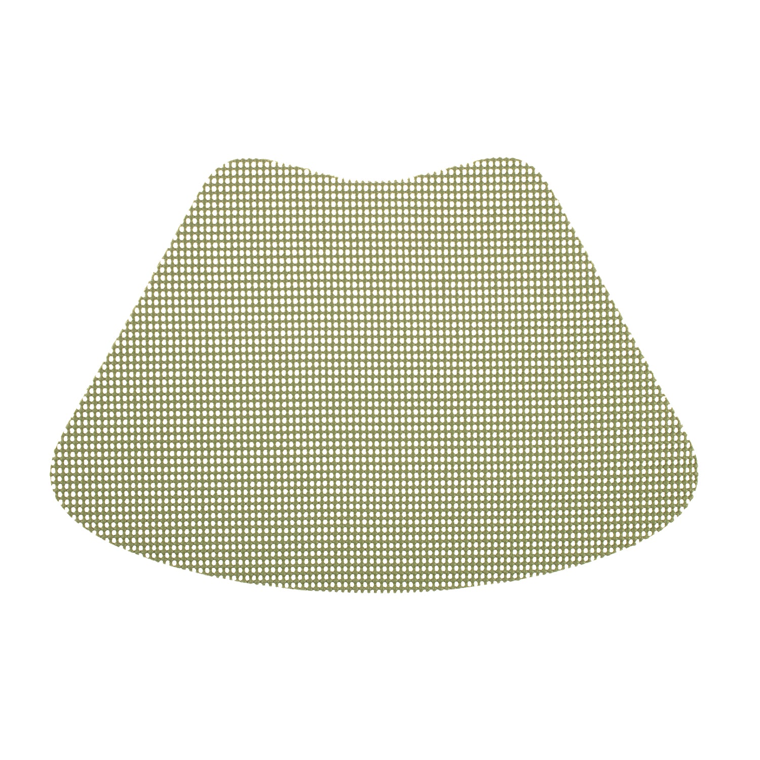 Mist Green | Soft color variant of fishnet wedge placemats.