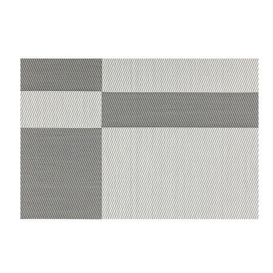 Black & White | Elegant twill placemat placed up close to see the pattern.