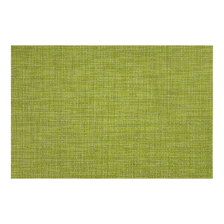 Apple | Close-up of textured jacquard weave on placemat, part of an elegant set of 6 for stylish dining.