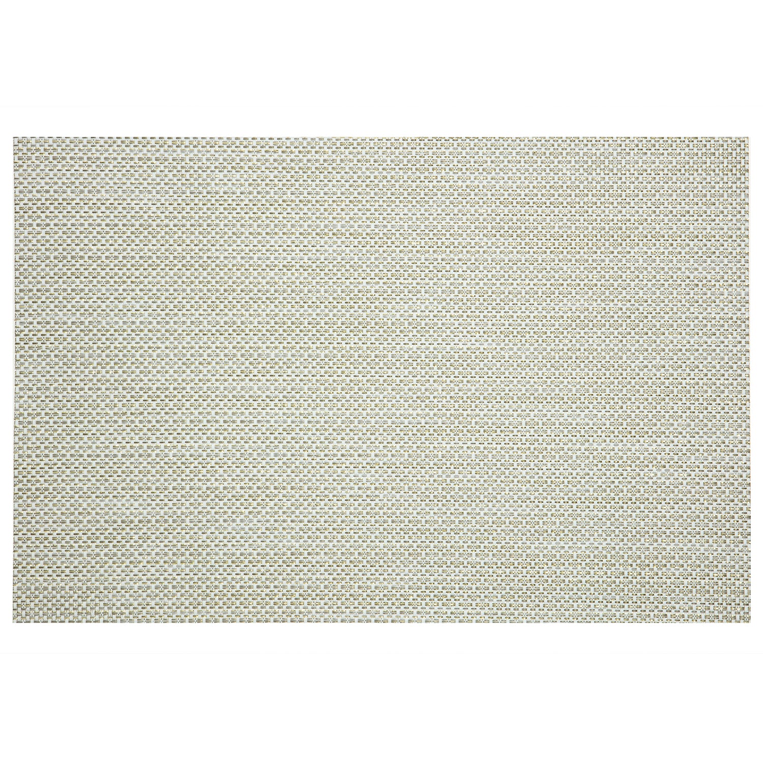 Multi | Close-up of woven placemat with shimmering golden thread accent, part of an elegant set of 6.