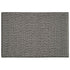 Charcoal & White | Close-up of the textured weave pattern on a placemat, displayed flat.