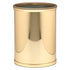 Polished Gold | metallic wastebasket on a white background