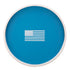 Process Blue | Round serving tray with a white American flag decal centered, displayed on a plain white background.
